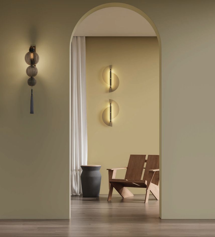 Обои Milassa Ambient vol.4 Plain Кора ясеня AM4 005/2 10,05×1 фото в интерьере